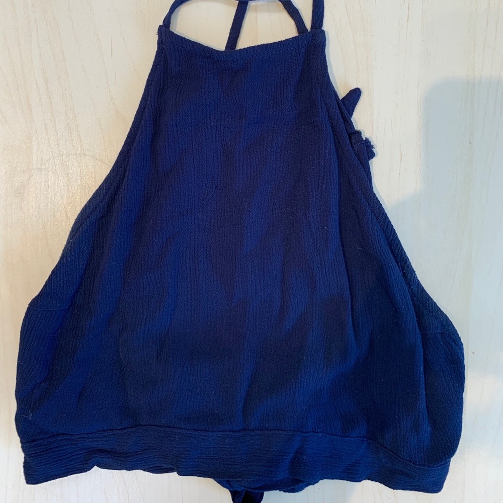 Navy blue halter